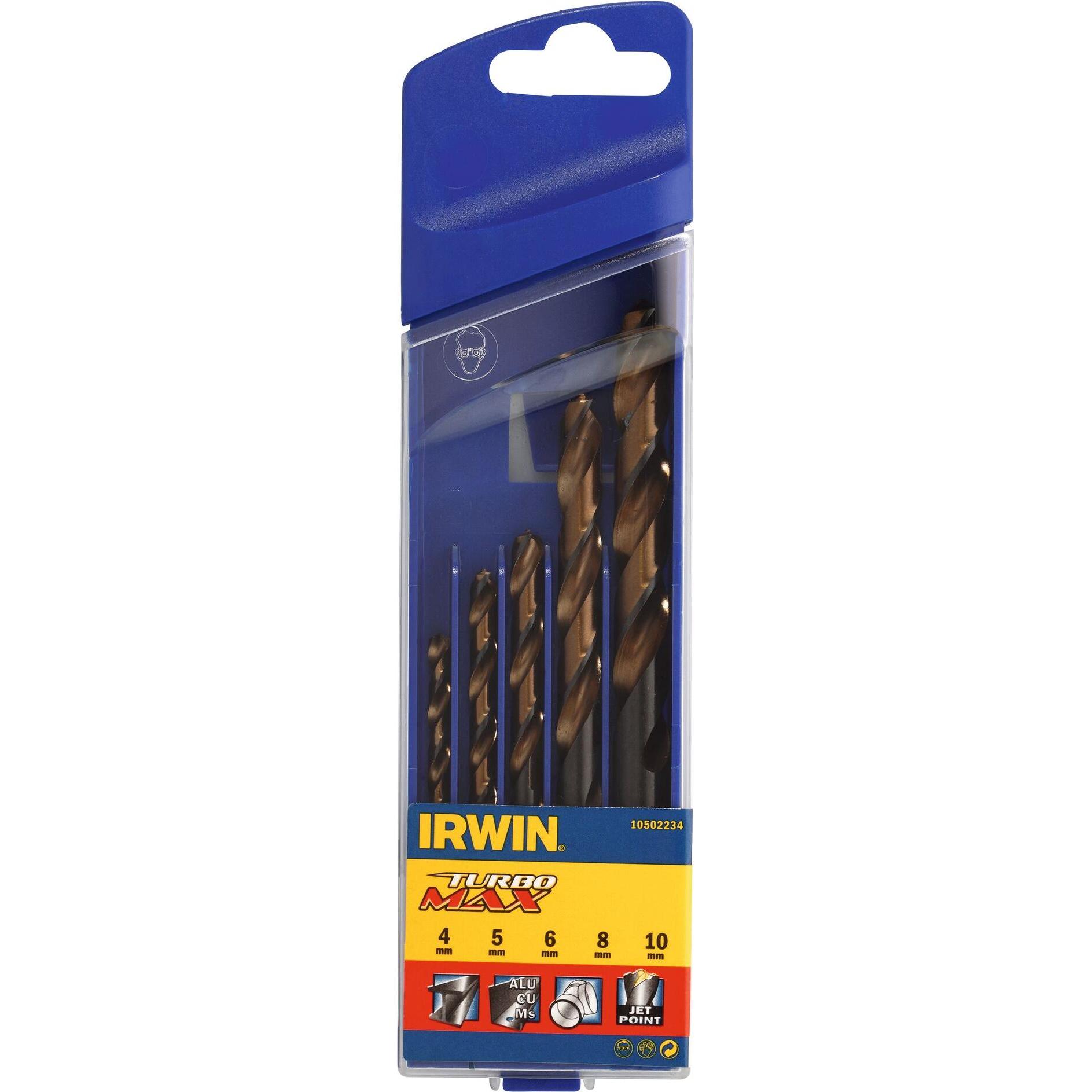 Thumbnail - Stanley, Bohrereinsatz, Drill set Turbomax 4-10? mm 5 pcs (4 mm, 5 mm, 6 mm, 10 mm, 8 mm)