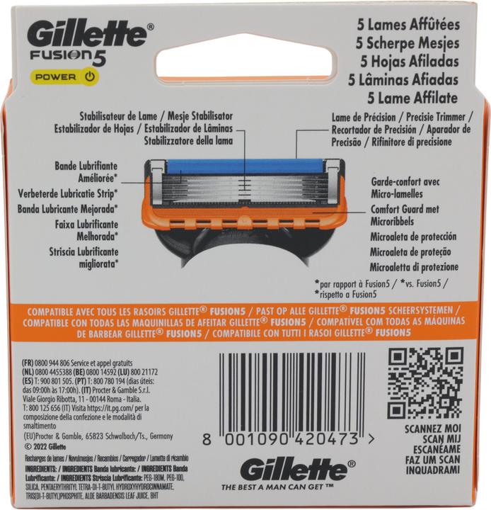 Actual product image Gillette Fusion Power (8 x)