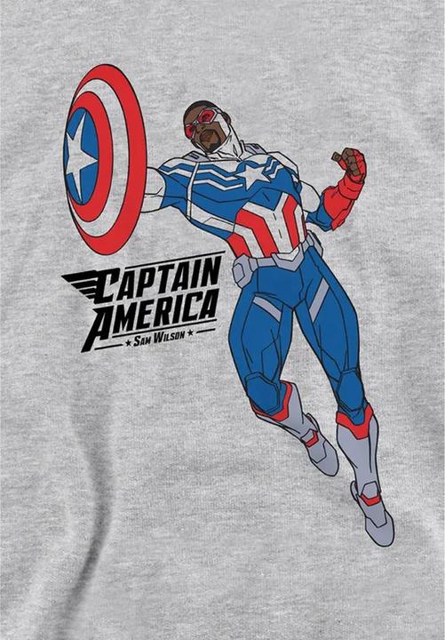 Produktbild Captain America Kapuzenpullover Zum Überziehen meliert (116)