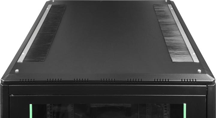 Actual product image Digitus 42HE Netzwerkschrank, Unique Light 2053x800x1000 mm, schwarz (RAL 9005) (42 RU, 19 inch rack)