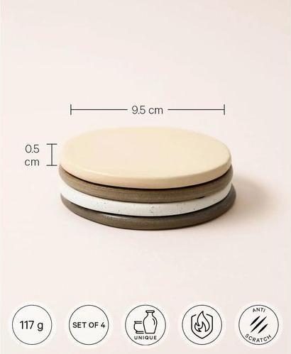 Produktbild Esmée Set Keramikuntersetzer (4x, Glasuntersetzer)