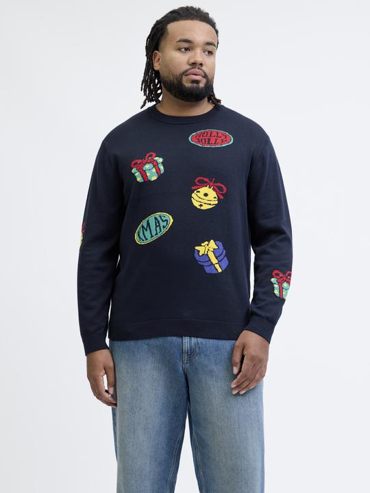 Produktbild Jack & Jones Plus Size Strickpullover Strickpullover (4XL)