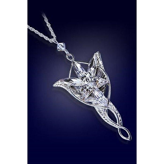 Immagine prodotto Noble Collection Ciondolo Il Signore degli Anelli Stella della Sera di Arwen (placcato argento)