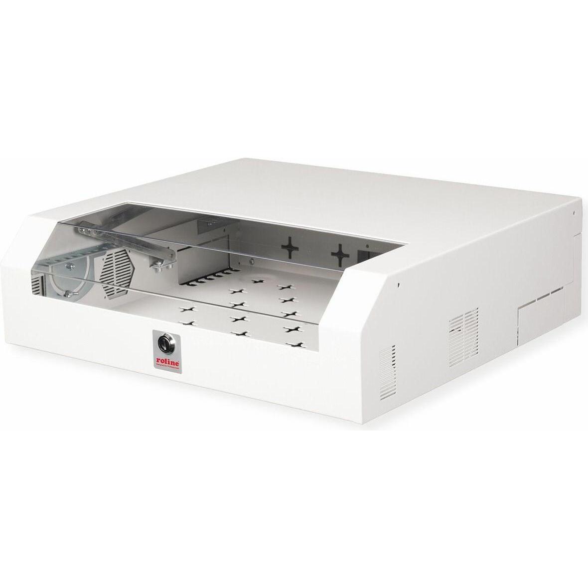 Roline 19-Zoll Wandgehäuse Basic 5 HE (5 HE, 19 Zoll Rack), Serverschrank, Grau
