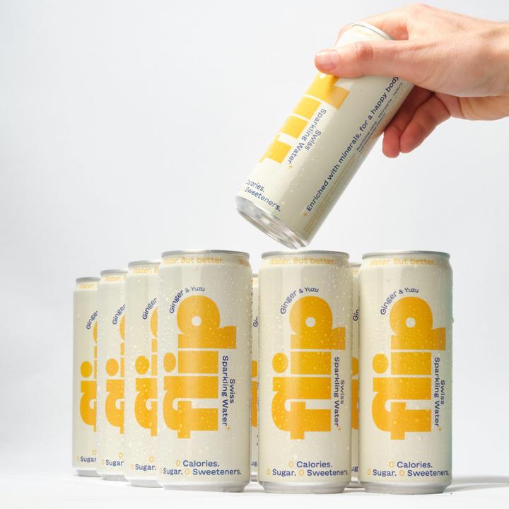 Actual product image Flip Ginger & Yuzu (12 x 33 cl)