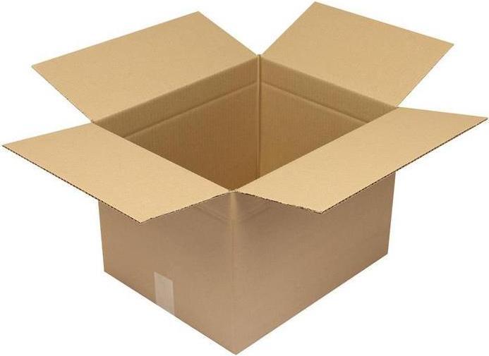 Actual product image Transpak Folding carton 1-wall dimensions 430x350x315mm quality 1.30 C brown brown (25x)