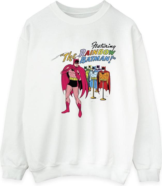 Produktbild Batman Comic Cover Regenbogen Batman Baumwolle Sweatshirt (L)
