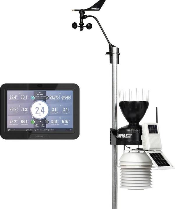 Actual product image Davis 6253 EU Wireless weather station Vantage Pro2 with WeatherLink console 24 h ventilation