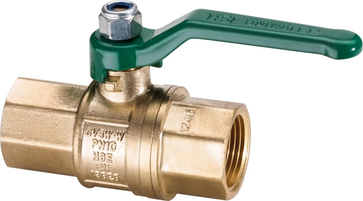 Produktbild Hermann schmidt HS Trinkwasser-Kugelhahn Uniwater 1449 1, MS, DG, Stahlheb. gr, o Entleerung