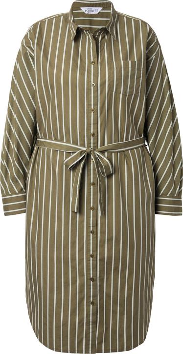 Image du produit Studio Untold Robe-chemisier midi à rayures. Coupe oversize (54)