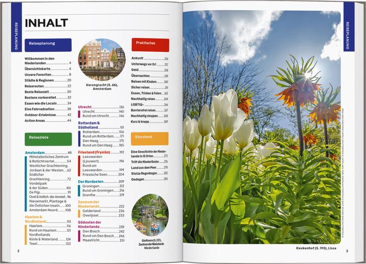 Image du produit Reiseführer Niederlande (Allemand, Abigail Blasi, Barbara Woolsey, Catherine Le Nevez, Mark Elliott, Sara van Geloven, 2024)
