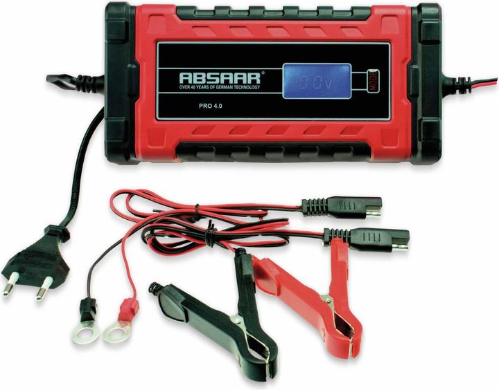 Absaar Batterie-Ladegerät Pro 4.0 6/12 V- 4 A (12V, 6V, 4 A)