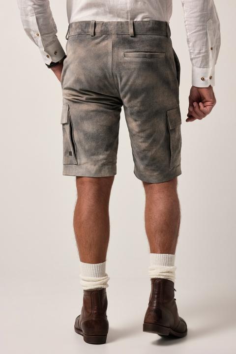 Actual product image JP1880 Leder-Bermuda, Tracht, Rindleder, Cargotaschen, Regular Fit, bis 72 (56)