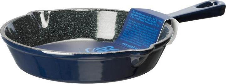 Enameled cast iron pan (Frying pan, Cast iron, Enamel, 25 x 4.50 cm)