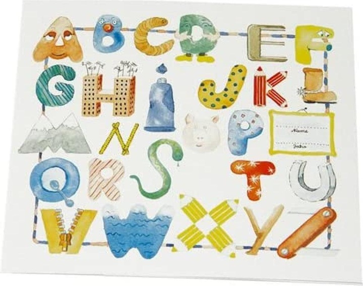 Daiber 1x25 ABC 13x18 children portrait folders (13 x 18 cm, 25 x)