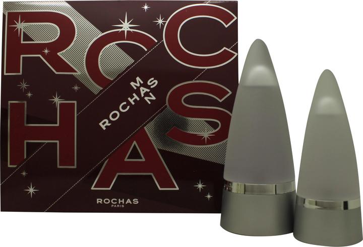 Rochas Man Eau De Toilette Spray 100ml Set 2 items (Perfume set)