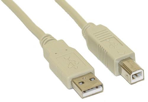 Actual product image InLine USB 2.0 cable, A to B (1 m, USB 2.0)