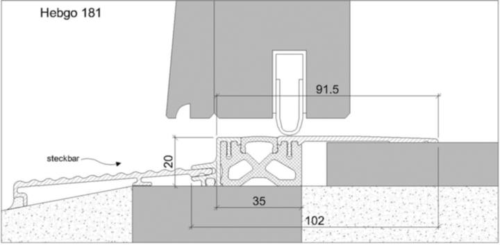 Image du produit Hebgo Profils de seuil 181