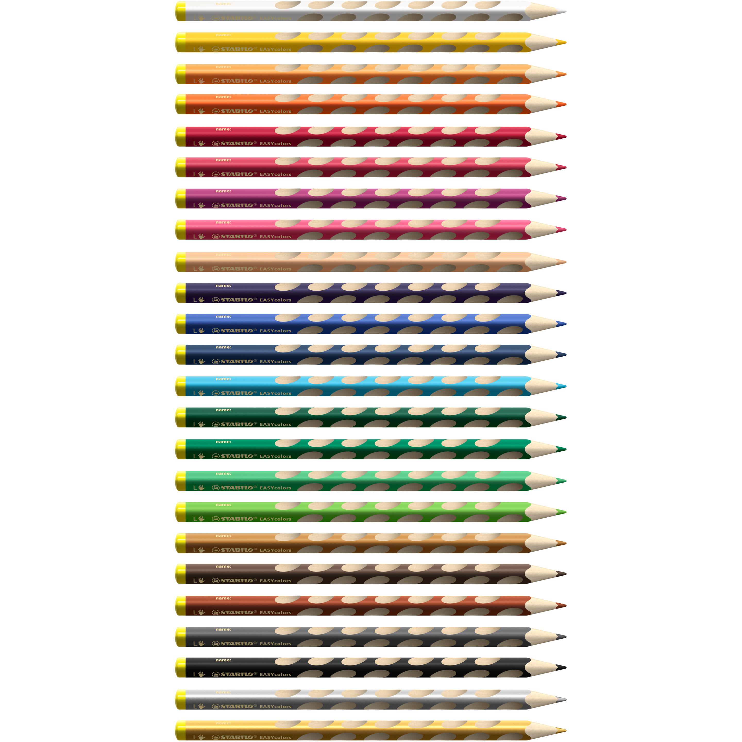Thumbnail - STABILO, Malstifte, Easycolors L, 24er Etui (Mehrfarbig, 24 x)