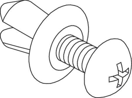 Immagine prodotto Cubic Vite 5 x 11 mm AF, per elementi di fissaggio stampati 2088-0511