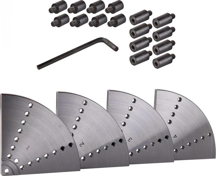 Actual product image Dema Planscheibensegmente Planscheibe Drechselscheibe 250 mm für Backenfutter 3,75