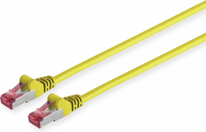 Produktbild Eneroid CAT.6a Netzwerkkabel, S/FTP, PIMF, halogenfrei, gelb, 0,15 m (CAT6a, 0.15 m)