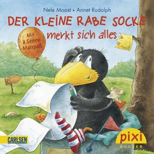 Image du produit Chaussette Pixi Bundle 8 Série 193. Le Petit Corbeau (Allemand, Nele Moost, 2012)