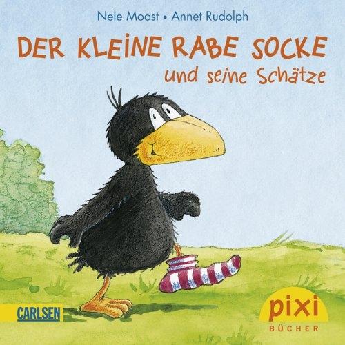 Image du produit Chaussette Pixi Bundle 8 Série 193. Le Petit Corbeau (Allemand, Nele Moost, 2012)