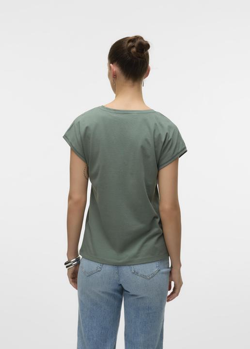 Actual product image Vero Moda Vmluna Ss V-Neck Tee Jrs Noos (M)