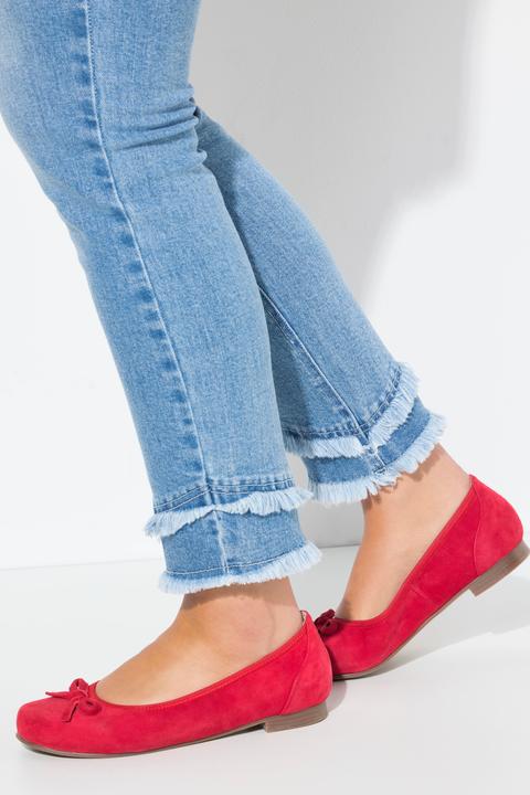 Produktbild Ulla Popken Jeans Sarah, Fransensaum, schmales Bein, knöchellang (46)