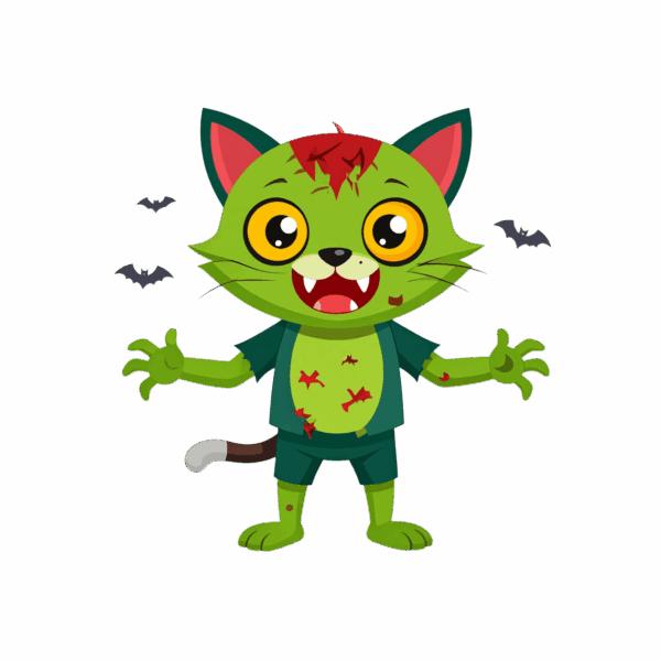 Image du produit Bügelbilder Image à repasser Vampire chat (1 pcs, 15 x 15 cm)