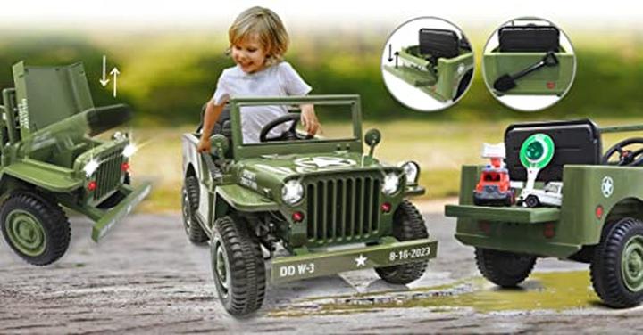 Produktbild Jamara Jeep Willys MB Army (12 V)