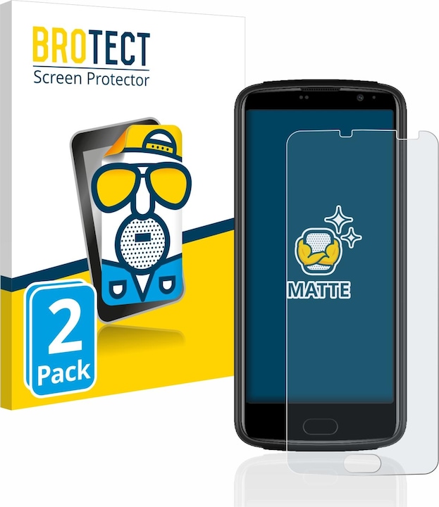 Actual product image BROTECT Anti-glare screen protector matt (2 Piece, Beafon M7 Lite Premium)