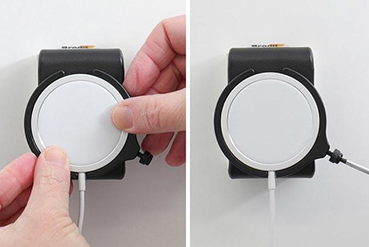 Actual product image Brodit MagSafe Halter ohne Kugelgelenk mit KFZ-Ladeadapter