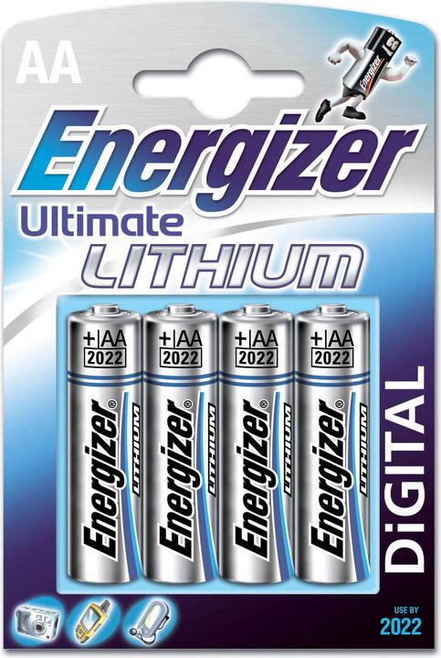 Actual product image Energizer Ultimate Lithium (4 pcs., AA, 3000 mAh)