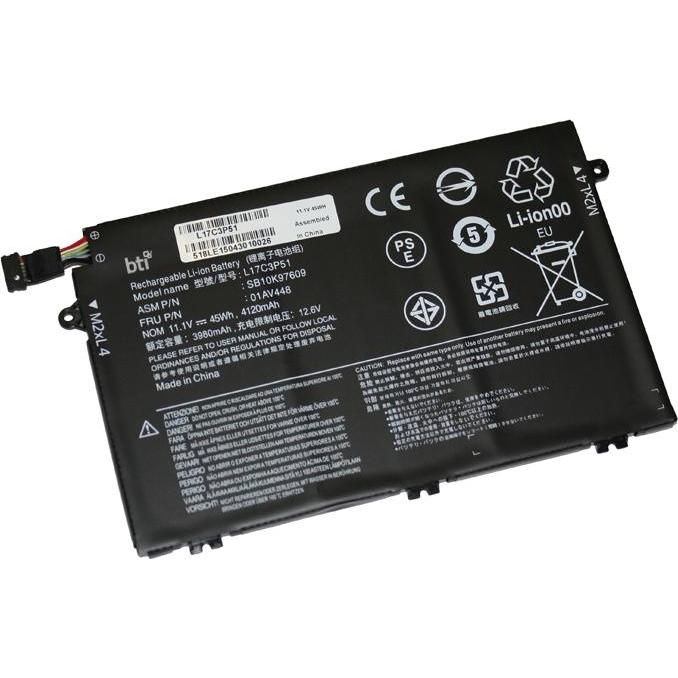 Origin Storage Replacement 3 Cell Battery (3 Zellen, 4120 mAh), Notebook Akku, Schwarz
