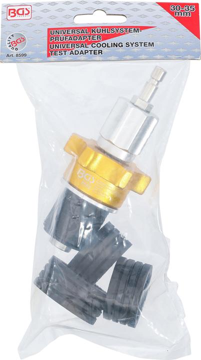 Actual product image BGS Universal Cooling System Test Adapter 30 - 50 mm