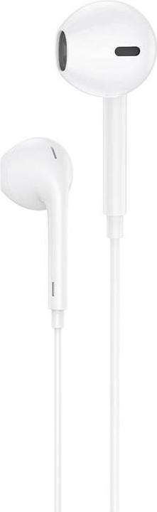 Actual product image Foneng Inclined in-ear remote earphones EP100 (white) (Cable)