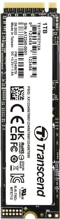 Produktbild Transcend 1TB M.2 2280 PCIe Gen4x4 NVMe 3D TLC BiC (1000 GB, M.2 2280)