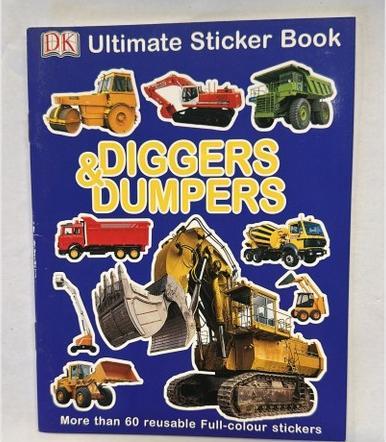Actual product image Generic Ultimate Diggers and Dumpers Sticker Book
