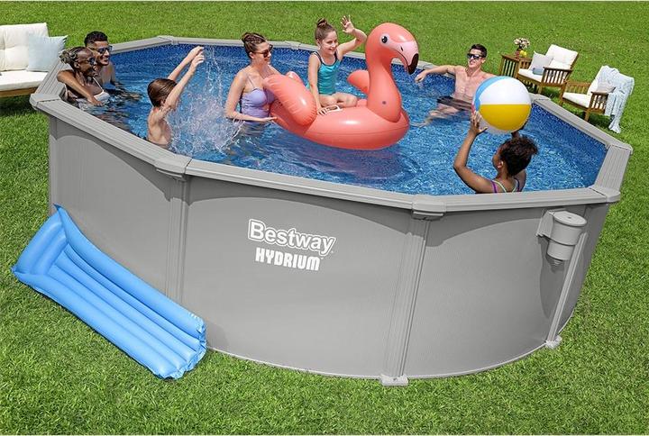Actual product image Bestway Hydrium 4.57 m x 1.22 m Round St eel Wall Above Ground Pool Set (Ø 457 x 122 cm)