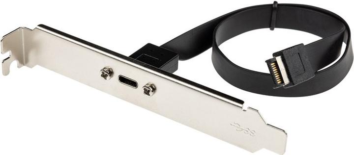 Produktbild InLine Slotblende USB Typ-C zu USB 3.1 Frontpanel Key-A intern (0.30 m, USB 3.2 Gen 2)