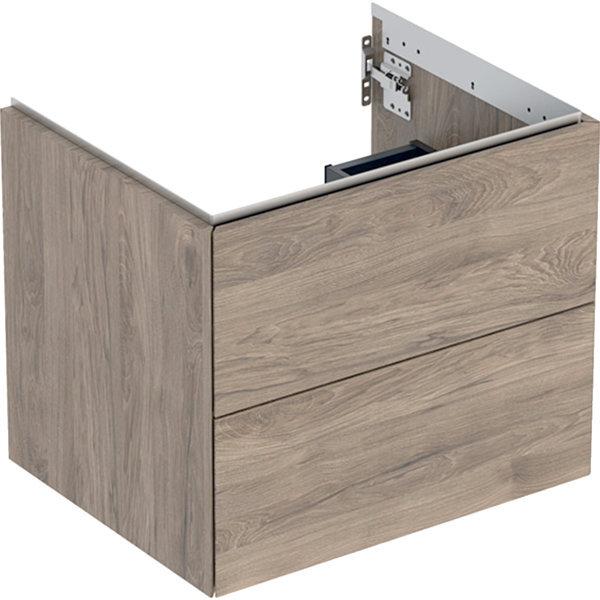 Geberit, Waschbeckenunterschrank, ONE Waschtischunterschrank, 2 Schubladen, 59,2x50,4x47cm, 505.261.00. (51 x 47 x 57 cm...