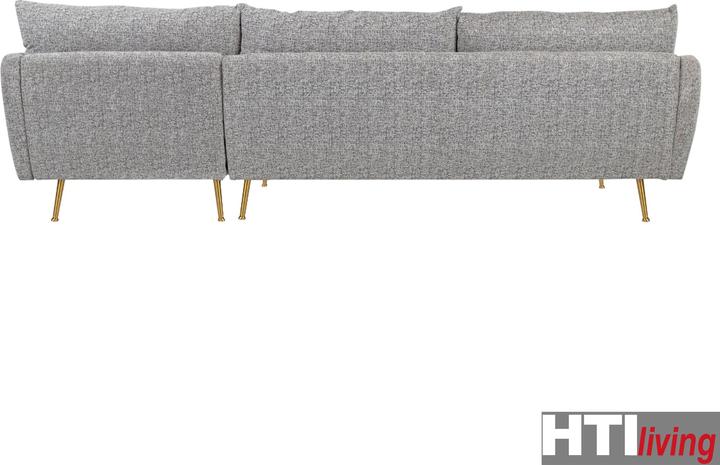 Produktbild HTI-Living Ecksofa Antonius Webstoff Grau rechts (Ecksofa)