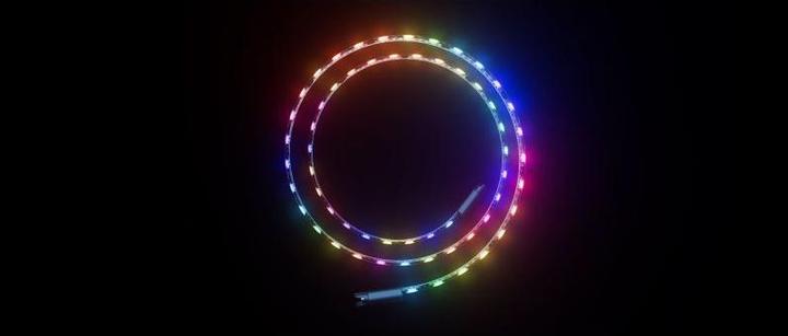 Produktbild Hyte Ls30 RGB Light Strips Blk 2pk (Blau, Grün, Mehrfarbig, RGB, Rot)