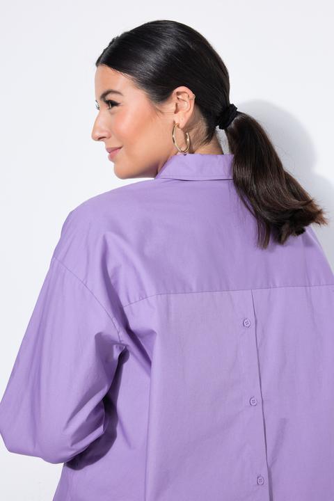 Actual product image Studio Untold Back Button Long Sleeve Blouse (58)