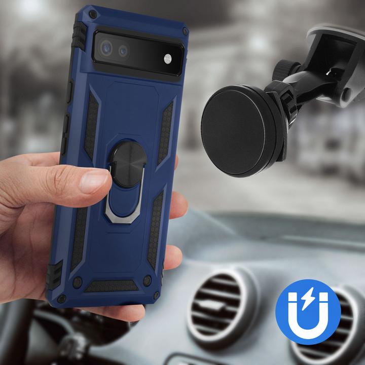 Produktbild Avizar stossfeste Handyhülle mit Ring Series (Google Pixel 6a)