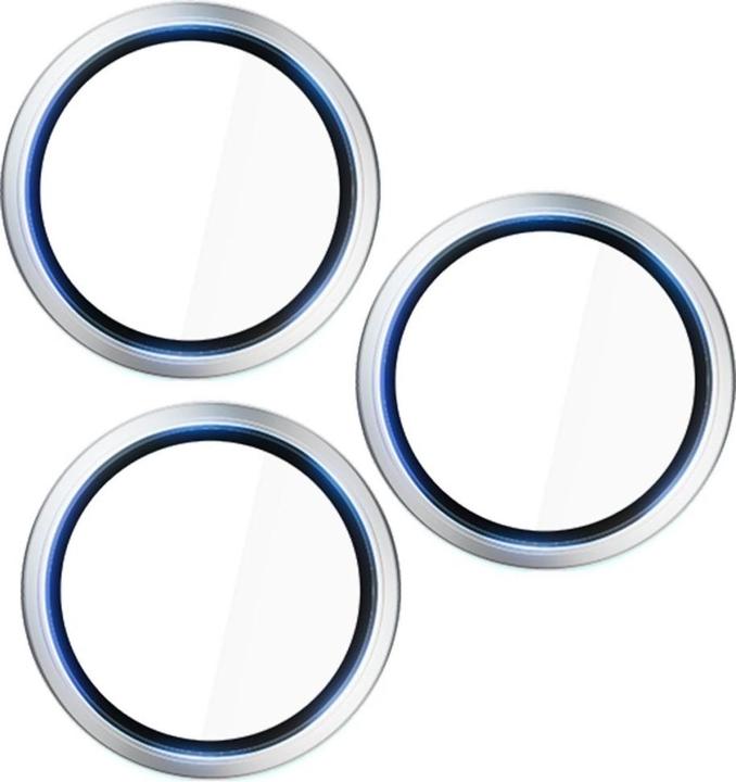 Actual product image 3MK HARDY Lens Protection Pro for Apple iPhone 17 Pro / 17 Pro Max Silver (1 Piece, Apple iPhone 17 Pro Max, Apple iPhone 17 Pro)