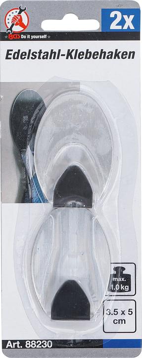 Actual product image BGS Adhesive hooks