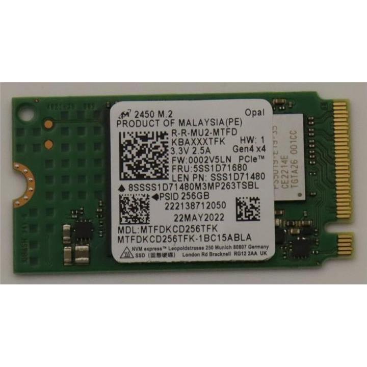 Lenovo Ssd asm (256 GB, M.2 2242), SSD